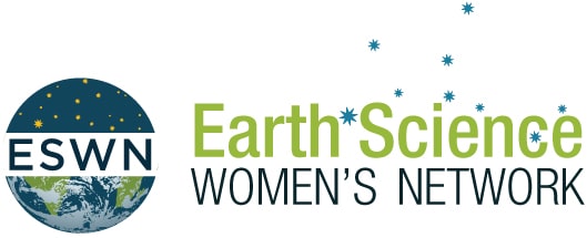 Earth Science Women’s Network logo, horizontal with stars