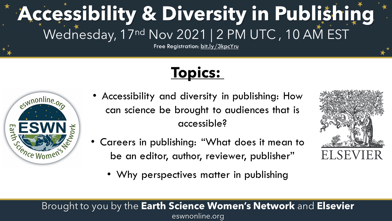 Accessibility and Diversity in Publishing event poster